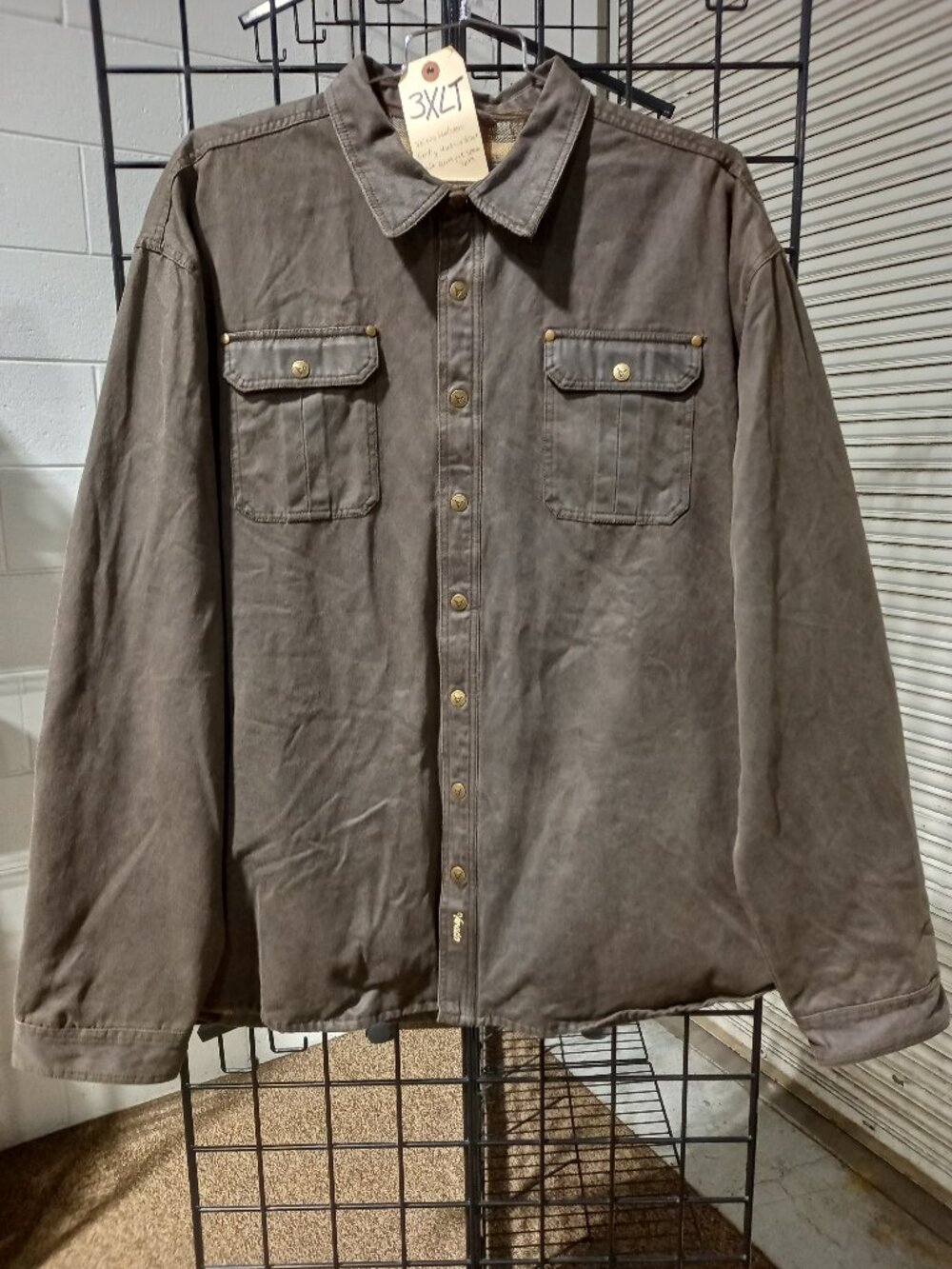 Bountyman Concealed Carry Shirt Jacket - Brown | 3XLT